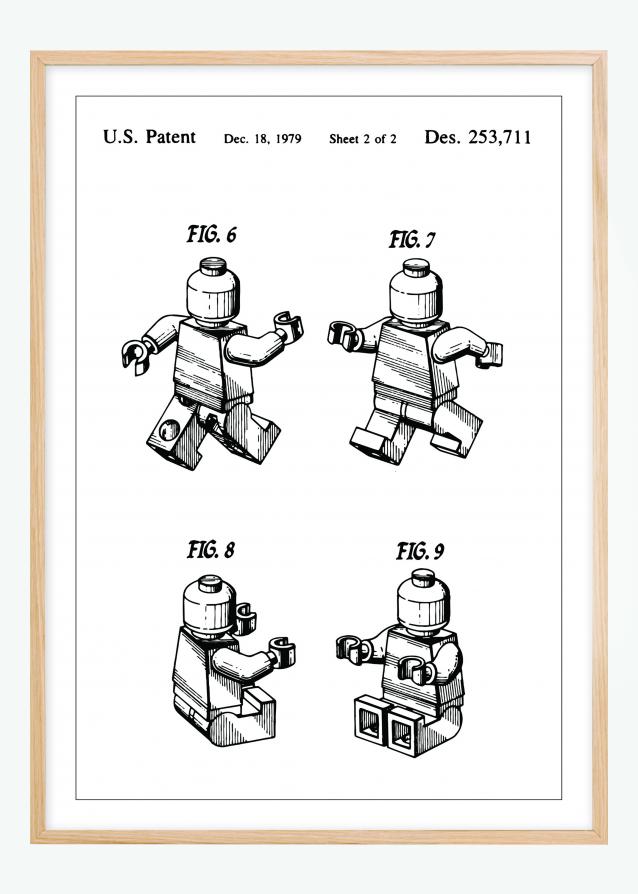 Bildverkstad Patentzeichnung - Lego II Poster