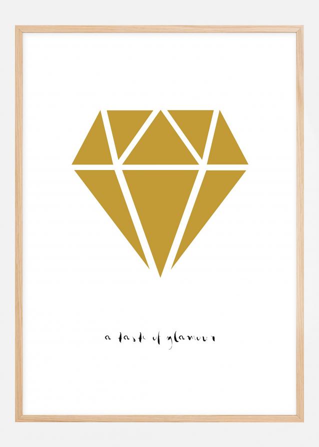 Bildverkstad Diamant - Gold Poster