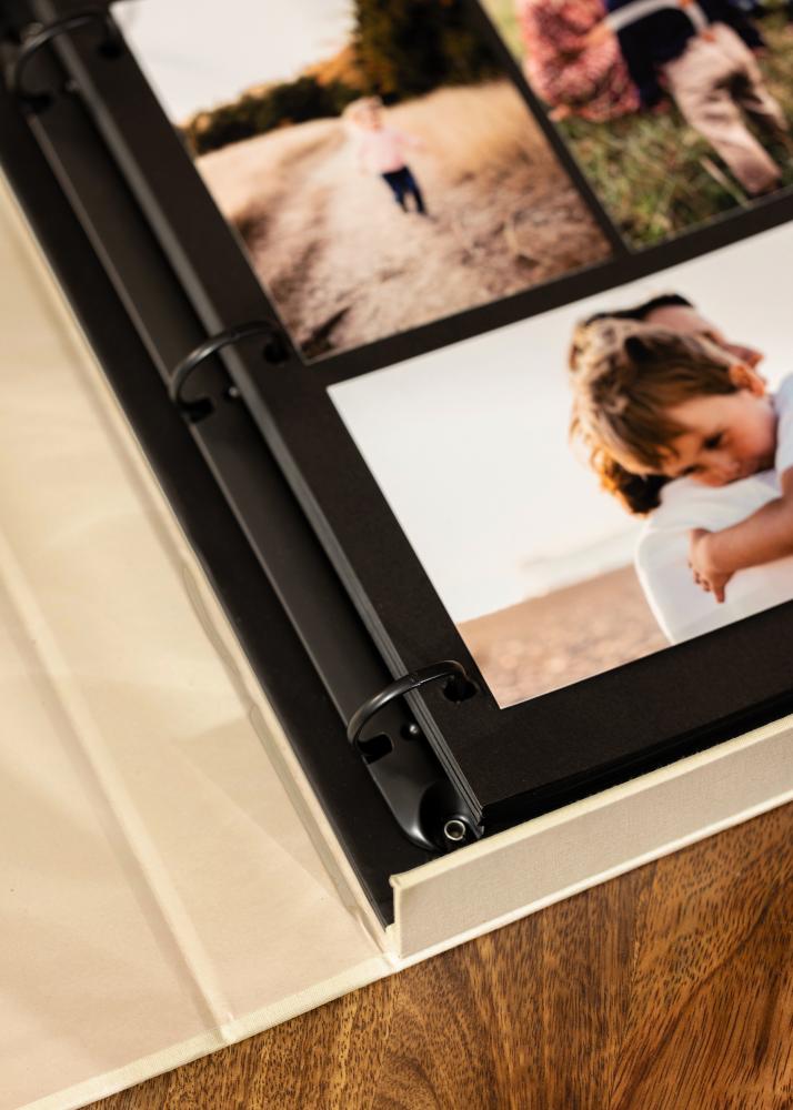 KAILA KAILA MON AMOUR - Coffee Table Photo Album (60 Schwarze Seiten)