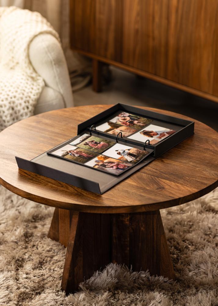 KAILA KAILA PHOTO ALBUM Black - Coffee Table Photo Album (60 Schwarze Seiten)