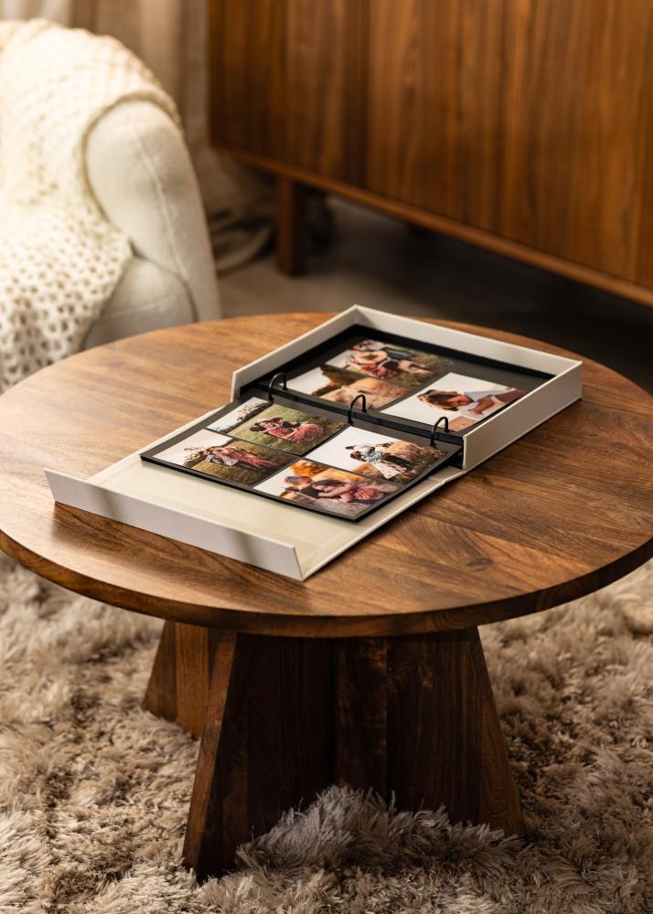 KAILA KAILA MON AMOUR - Coffee Table Photo Album (60 Schwarze Seiten)