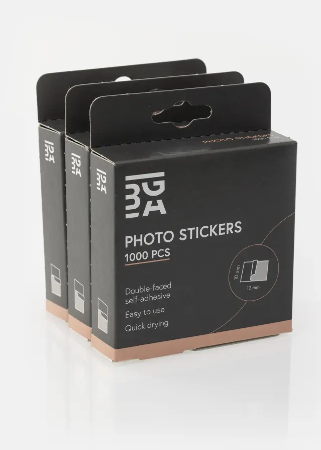 BGA BGA Foto Klebepads 10x12 mm - 1000 st - 3er-Pack