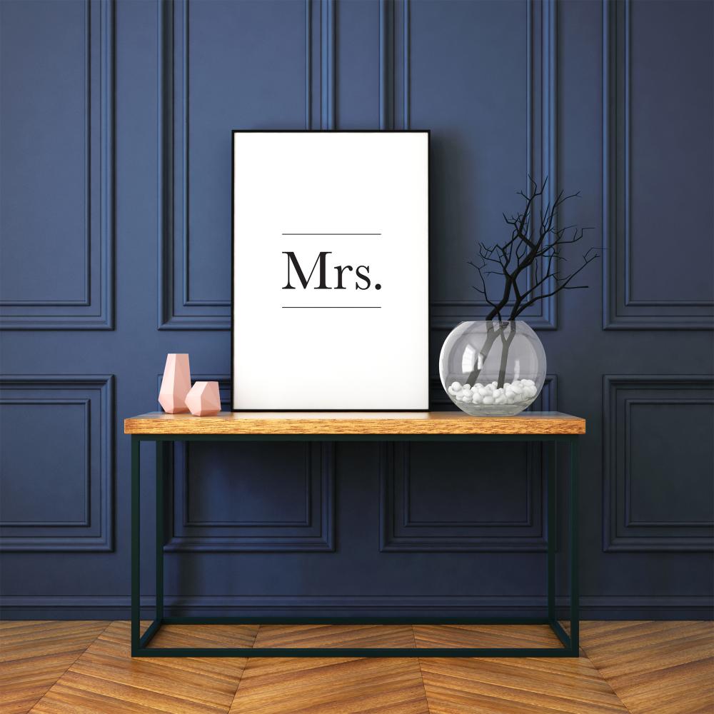 Bildverkstad Mrs Poster