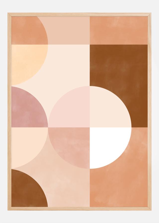 Bildverkstad Soft Pink Circles Poster