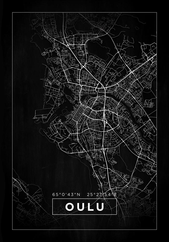 Bildverkstad Map - Oulu - Black