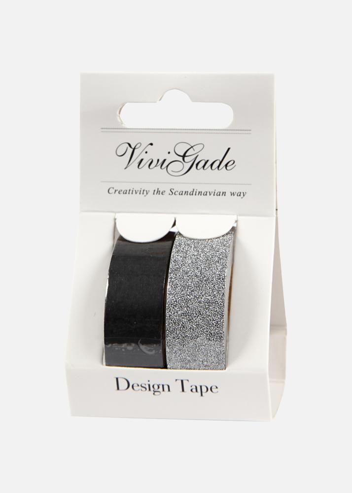 Creativ Company Washi Tape Schwarz - 15 mm