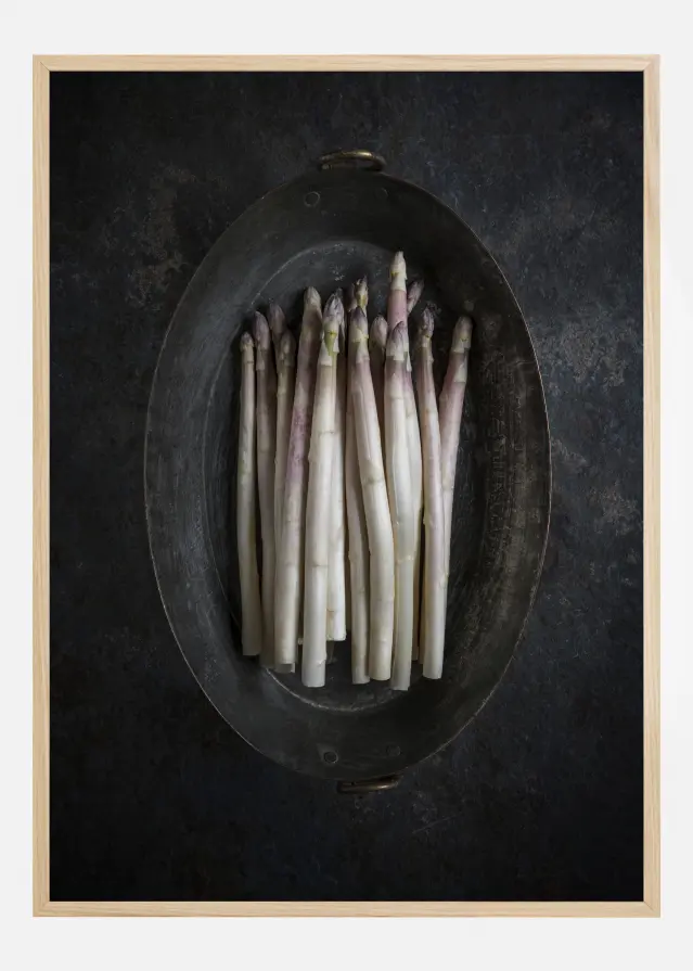 Bildverkstad White Asparagus Poster