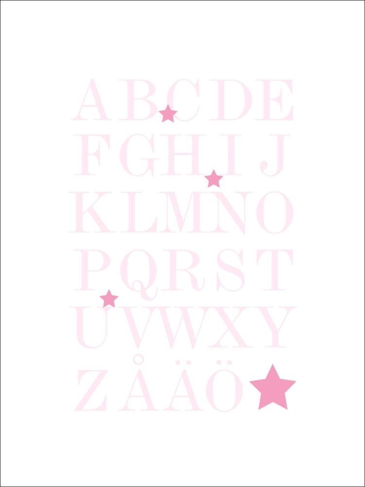 Bildverkstad ABC - Rosa Poster