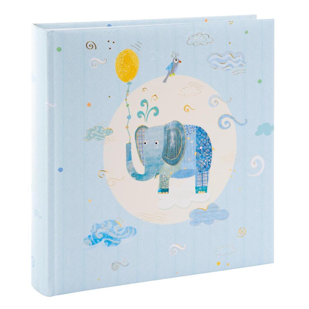 Goldbuch Blue Elephant Fotoalbum - 25x25 cm (60 weiße Seiten / 30 Blatt)