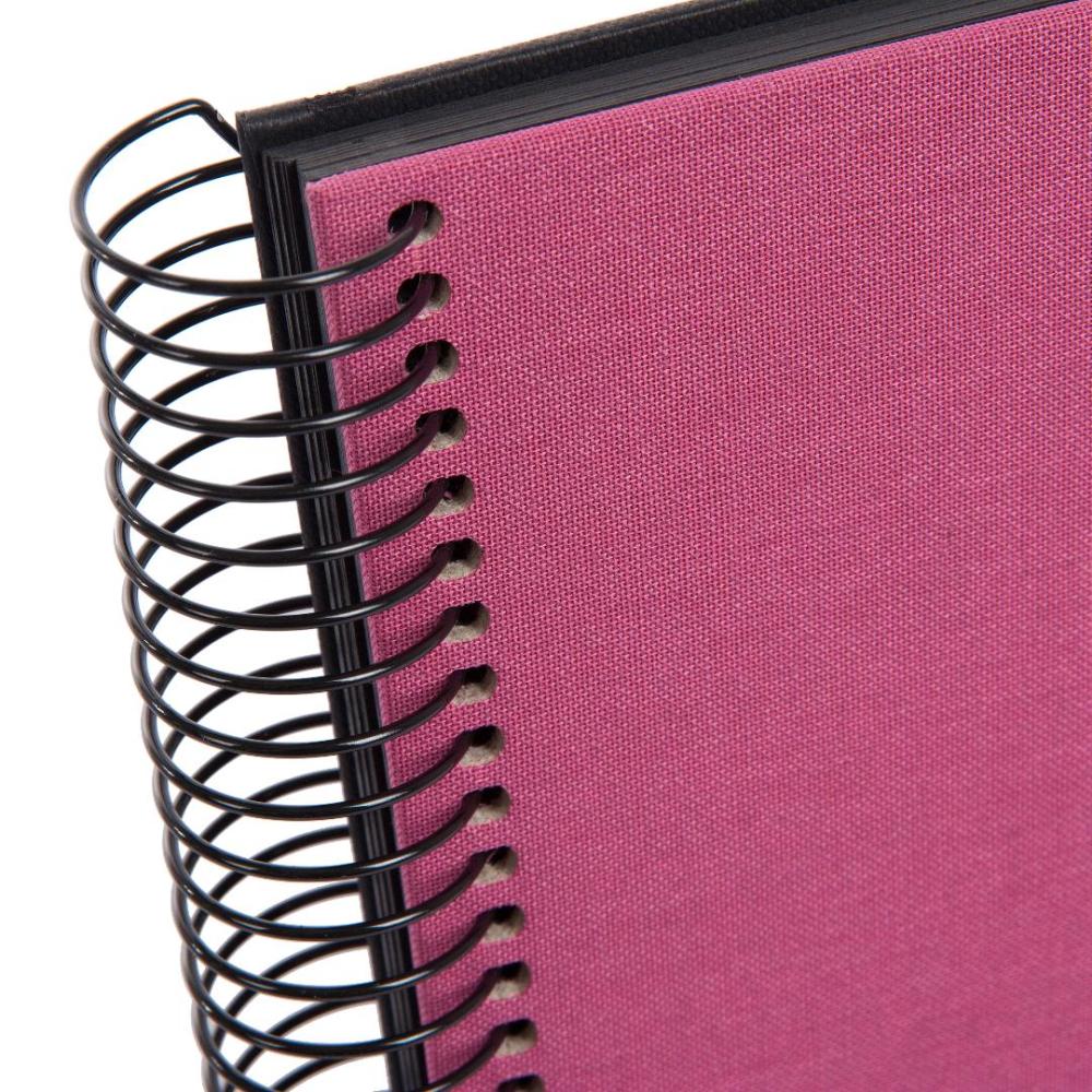 Goldbuch Bella Vista Spiralalbum Fuchsia - 35x30 cm (40 schwarze Seiten / 20 Blatt)