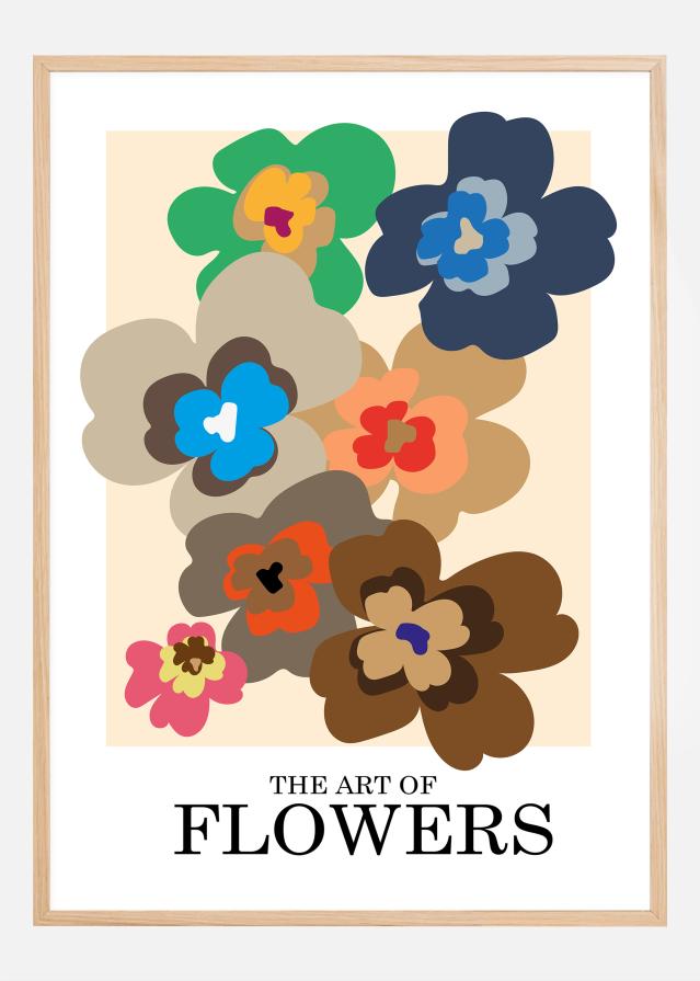 Bildverkstad The Art Of Flowers Pink Poster