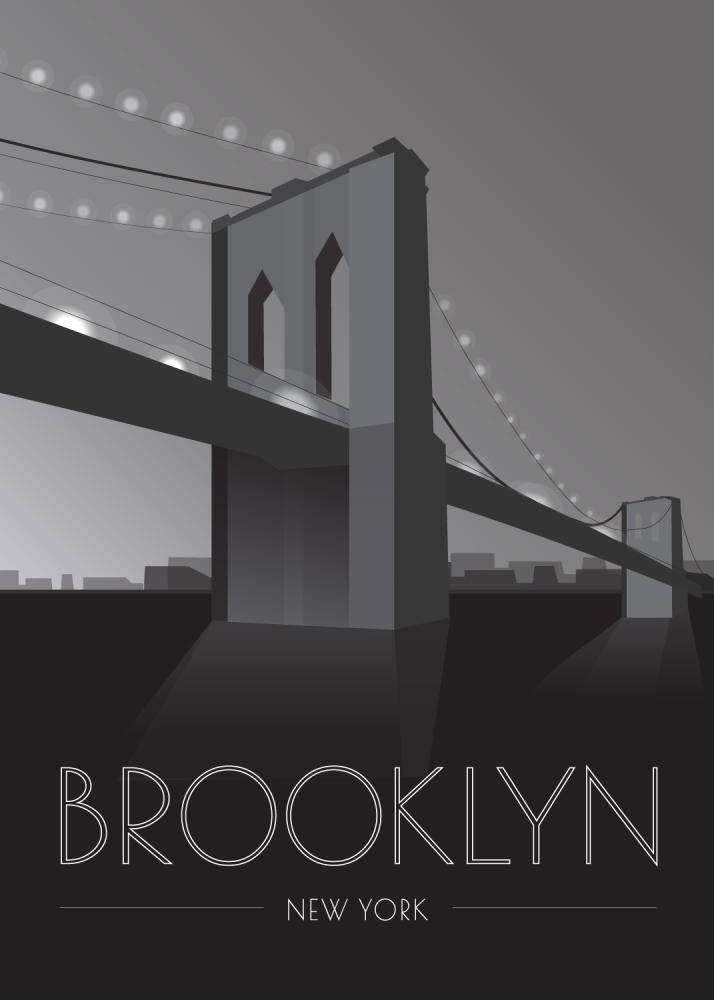 Bildverkstad Brooklyn Bridge Poster