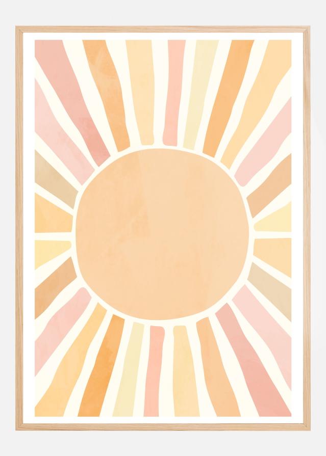 Bildverkstad Boho sun Poster