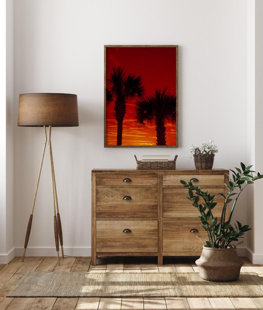 Bildverkstad Red Palms Poster