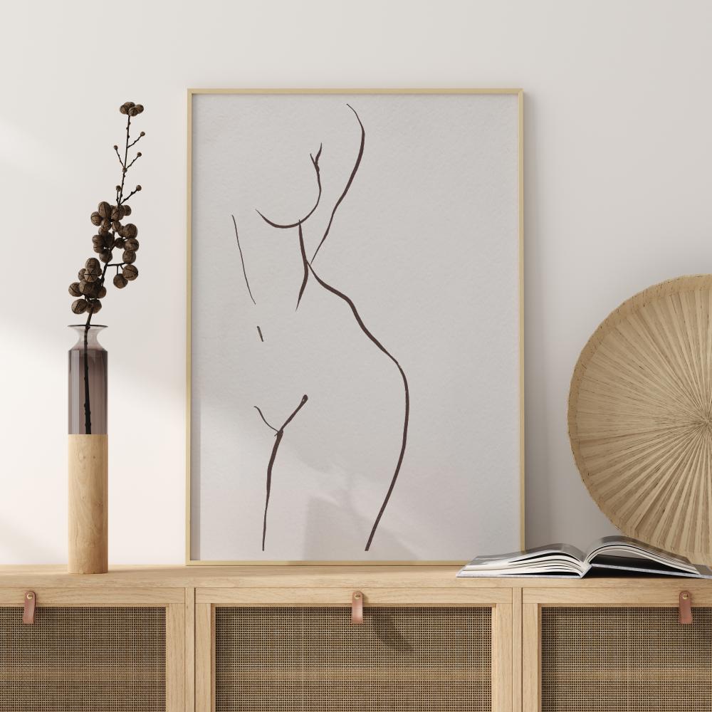 Bildverkstad Body Lines II Poster