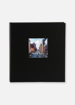 Goldbuch Bella Vista Fotoalbum Schwarz - 30x31 cm (100 weiße Seiten / 50 Blatt)