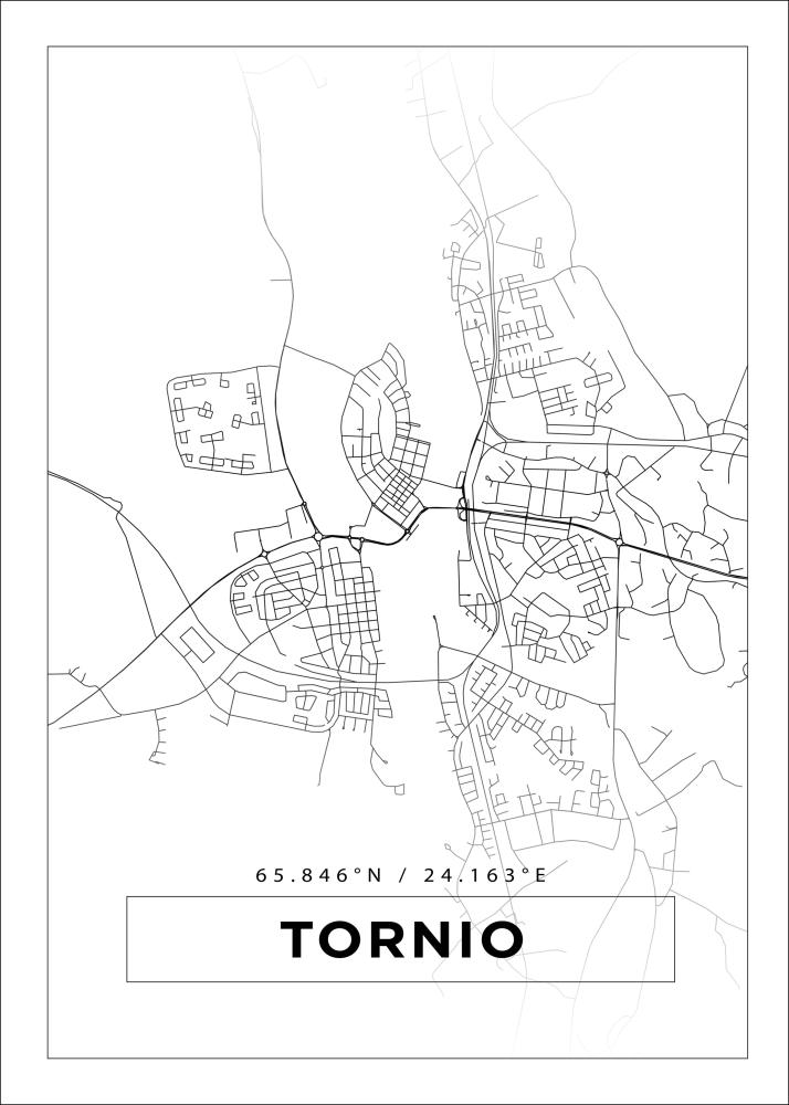 Bildverkstad Map - Tornio - White