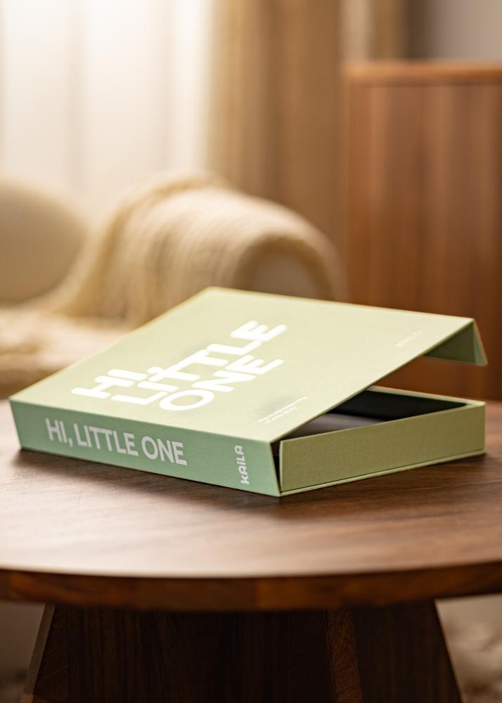 KAILA KAILA HI LITTLE ONE Mint - Coffee Table Photo Album (60 Schwarze Seiten)