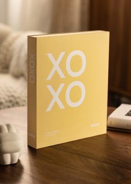 KAILA KAILA XOXO Yellow - Coffee Table Photo Album (60 Schwarze Seiten)