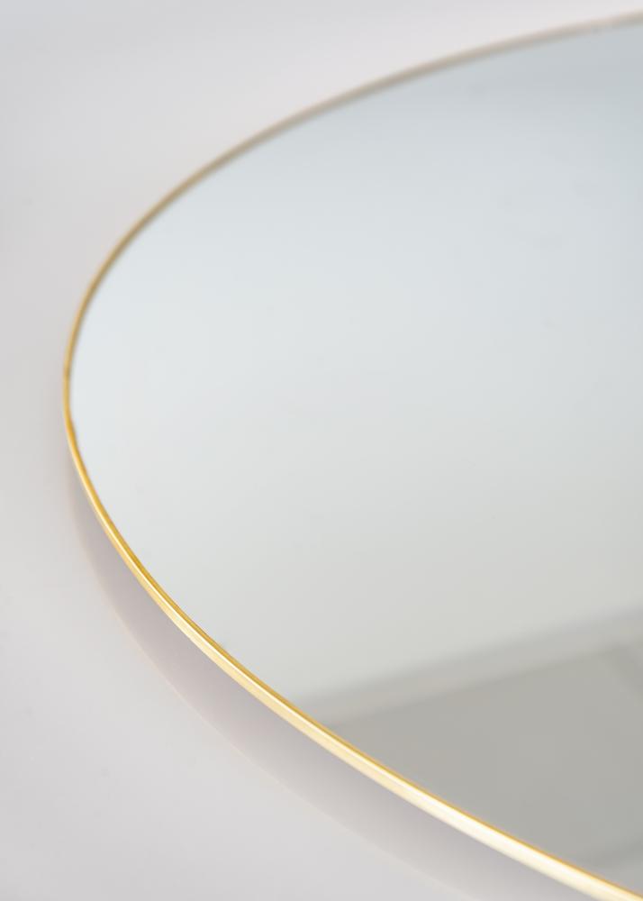 KAILA KAILA Round Mirror - Thin Brass 100 cm Ø