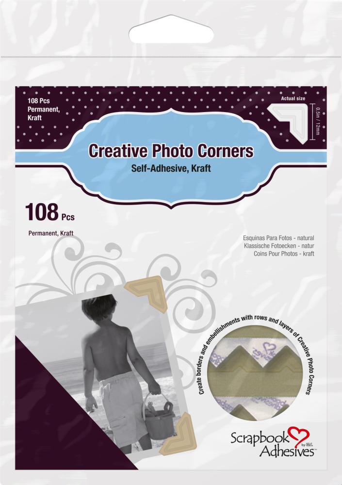 Focus 3L Creative Photo Corners Braun - 108 St.