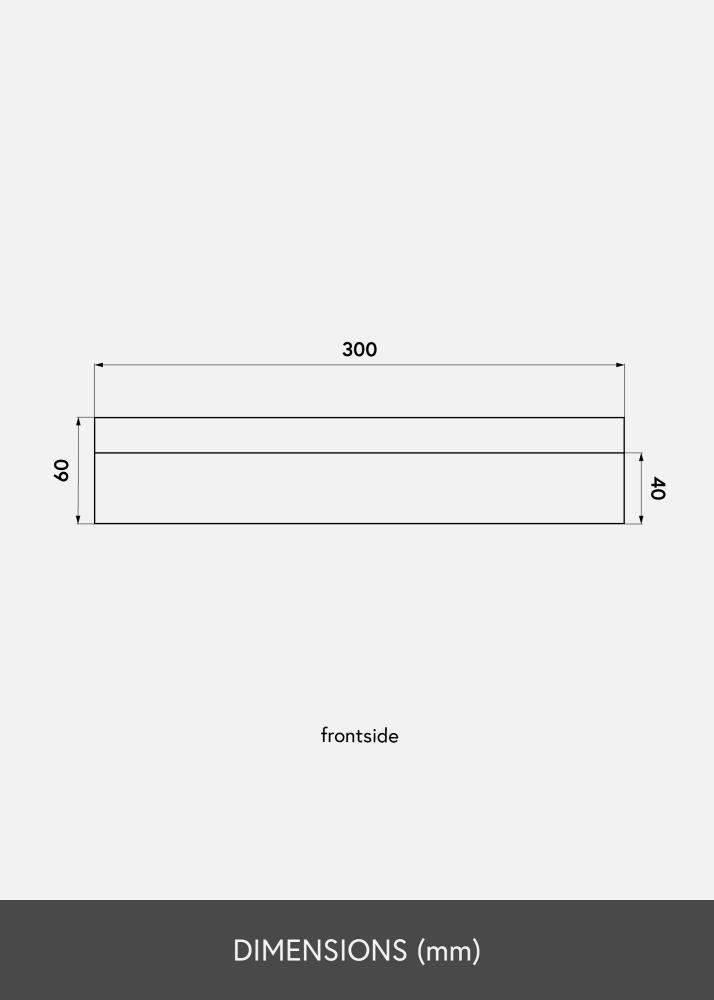 KAILA KAILA Bilderleiste Weiß 30 cm