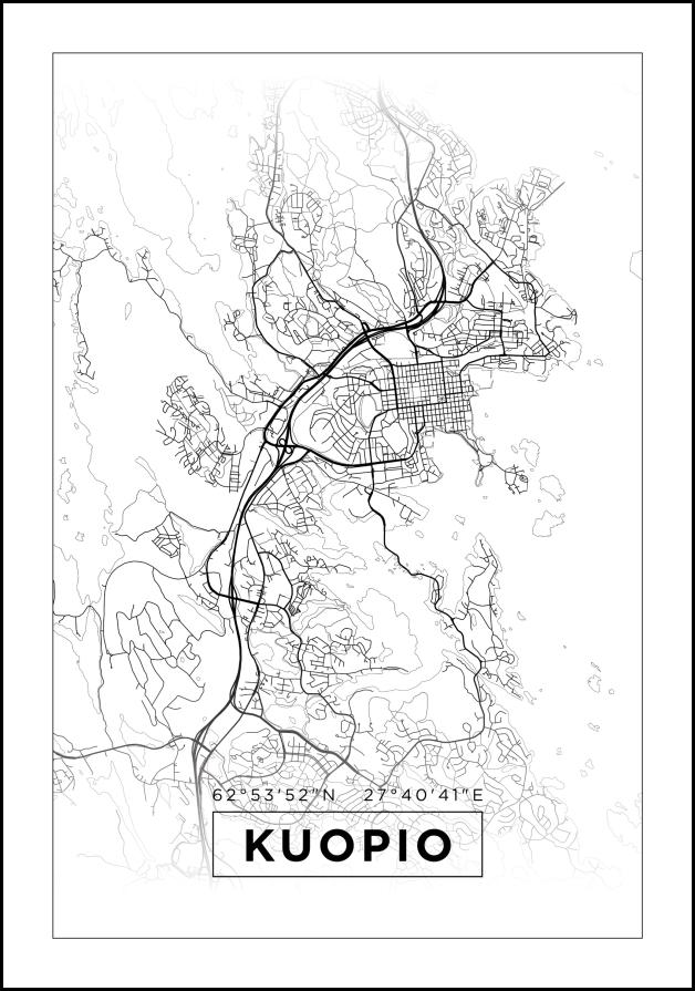 Bildverkstad Map - Kuopio - White