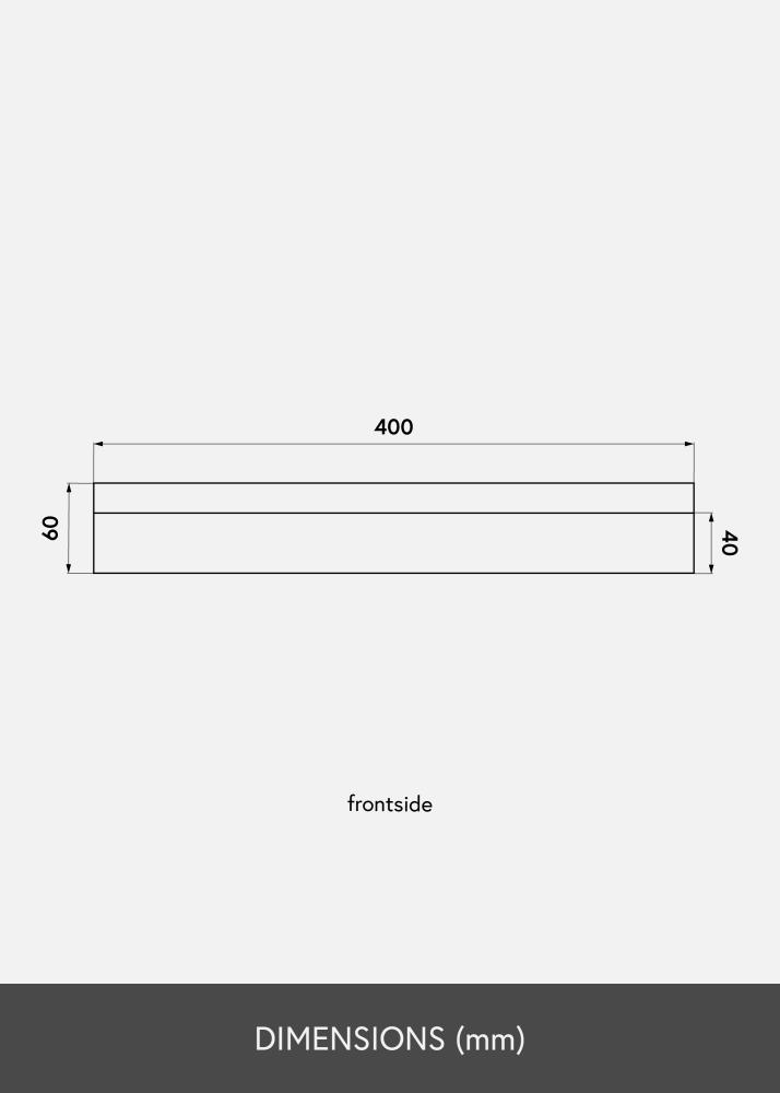 KAILA KAILA Bilderleiste Weiß 40 cm