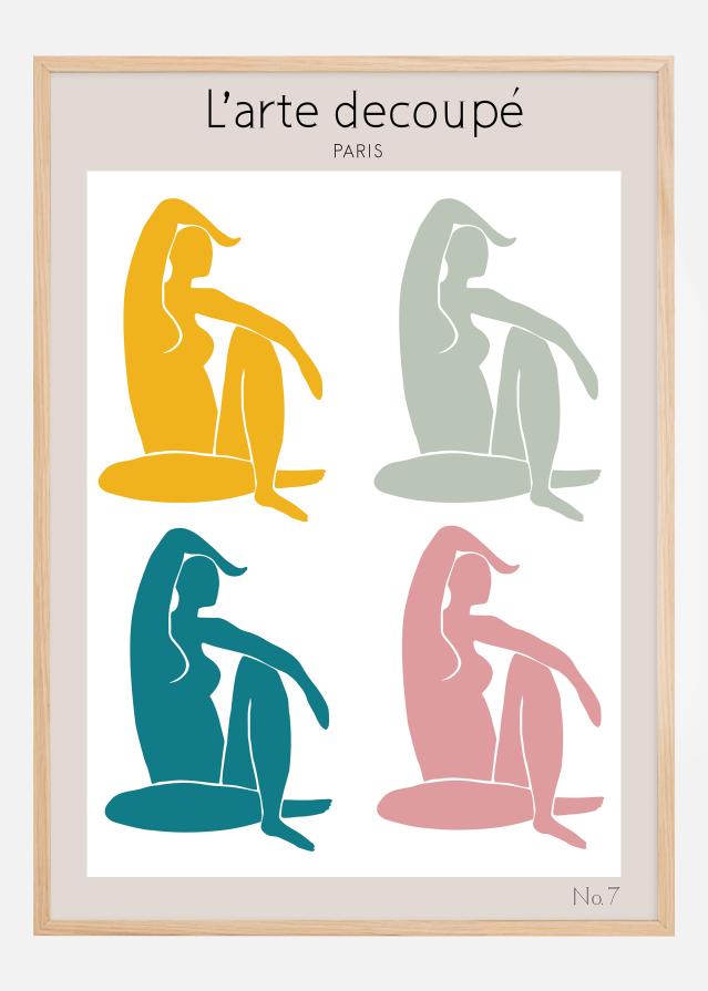 Bildverkstad Four Figures Poster