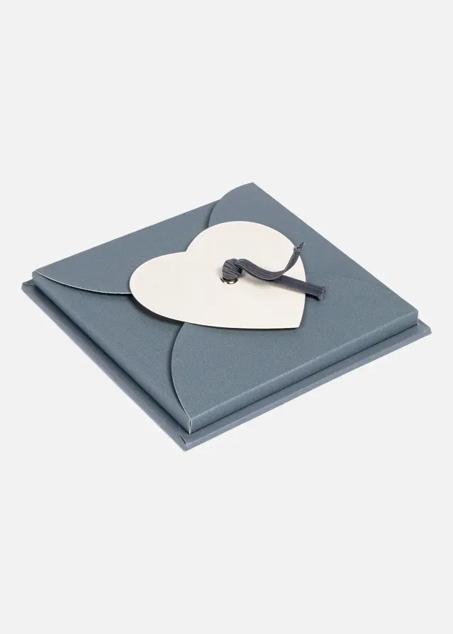 Walther PAC Leporello Heart Grau - 11 Bilder Format 10x10 cm