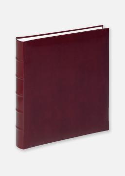 Walther Walther Fotoalbum Classic Rot - 29x32 cm (60 weiße Seiten / 30 Blatt)