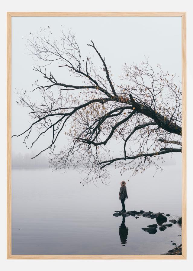 Bildverkstad Rocks by the Water Poster