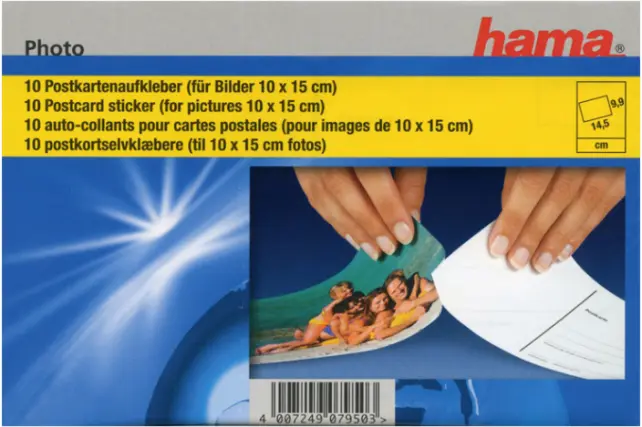  Hama Ansichtskartenrückseite 10x15 cm - 10er-Pack