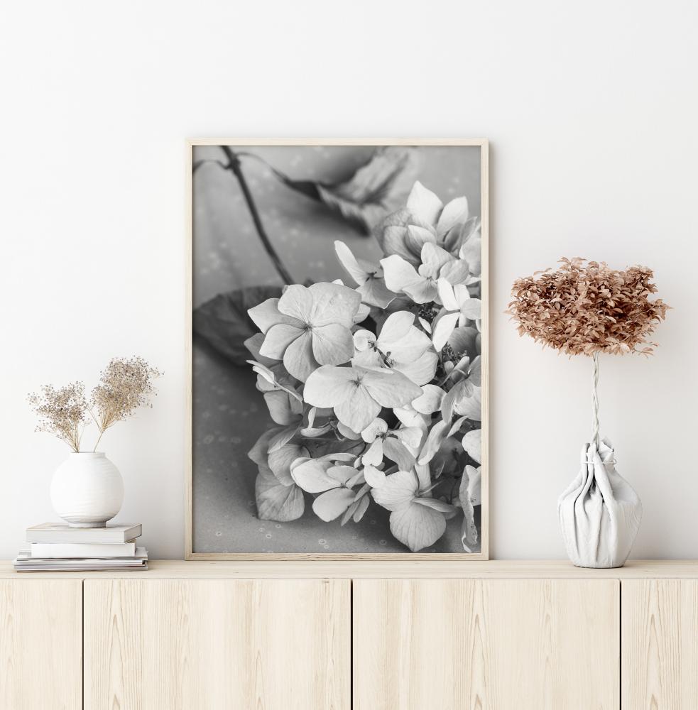 Bildverkstad Dried Flower Bw Poster