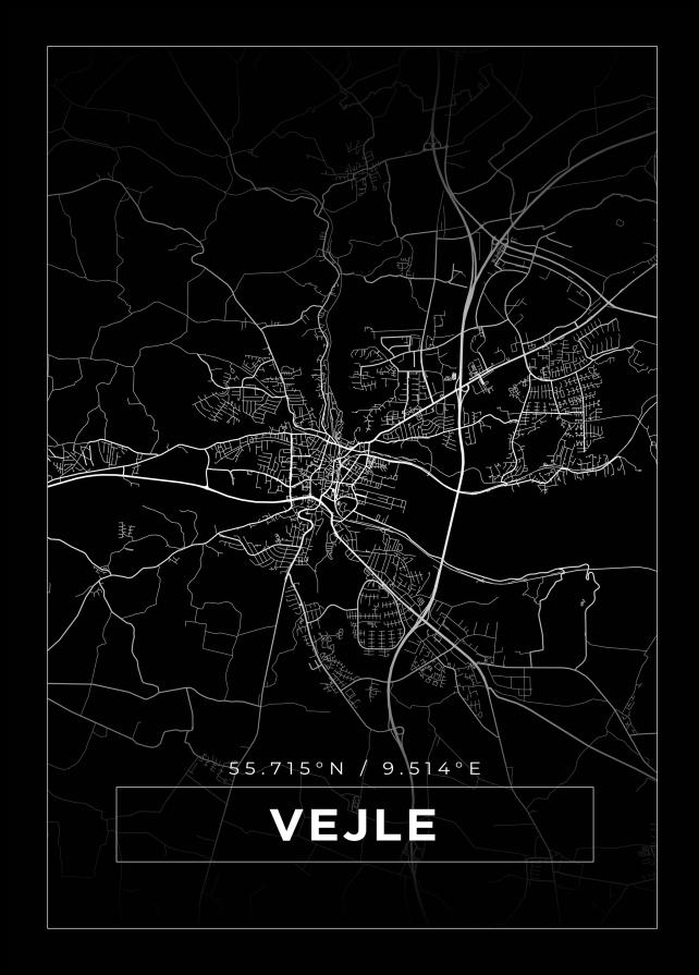 Bildverkstad Map - Vejle - Black