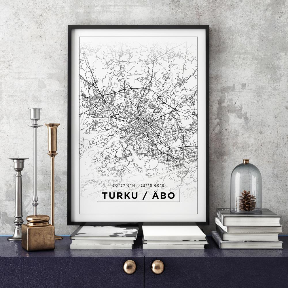 Bildverkstad Map - Turku / Åbo - White