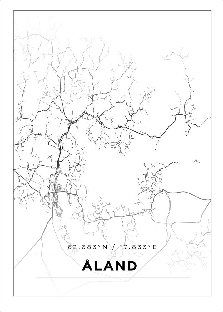 Bildverkstad Map - Åland - White