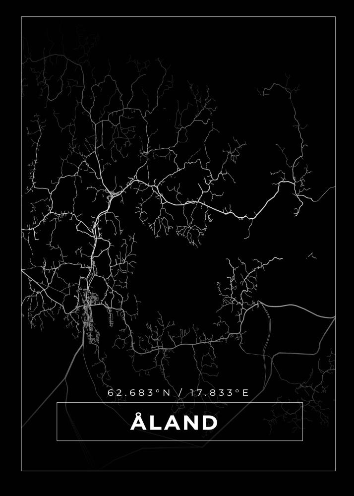 Bildverkstad Map - Åland - Black