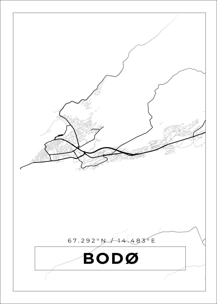 Bildverkstad Map - Bodø - White