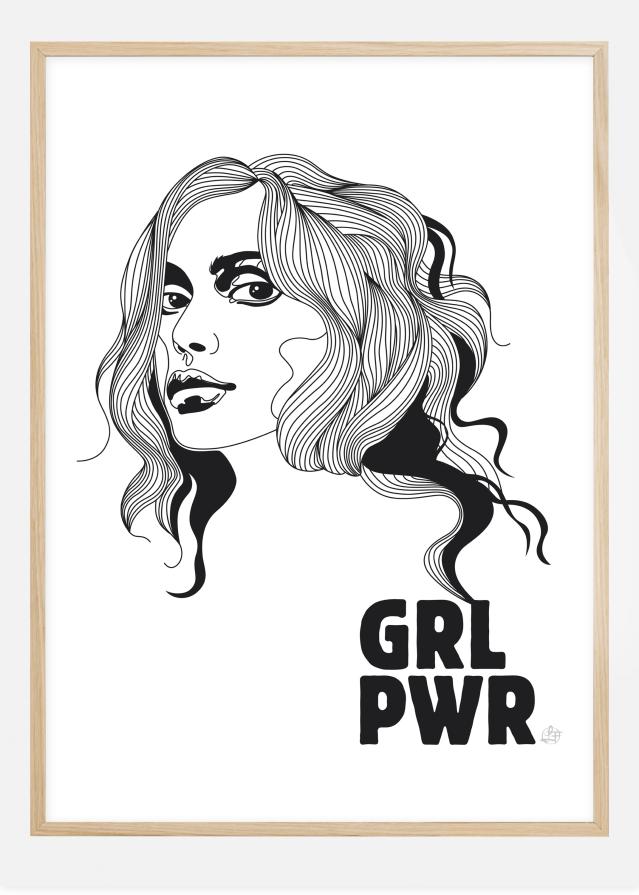 Bildverkstad GRL PWR Poster