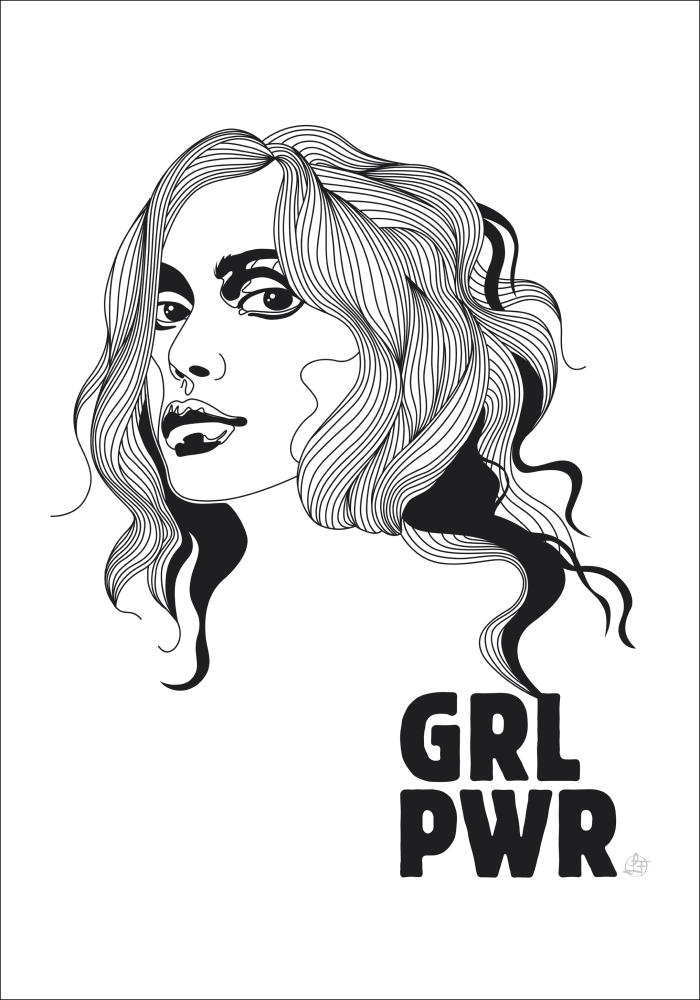 Bildverkstad GRL PWR Poster