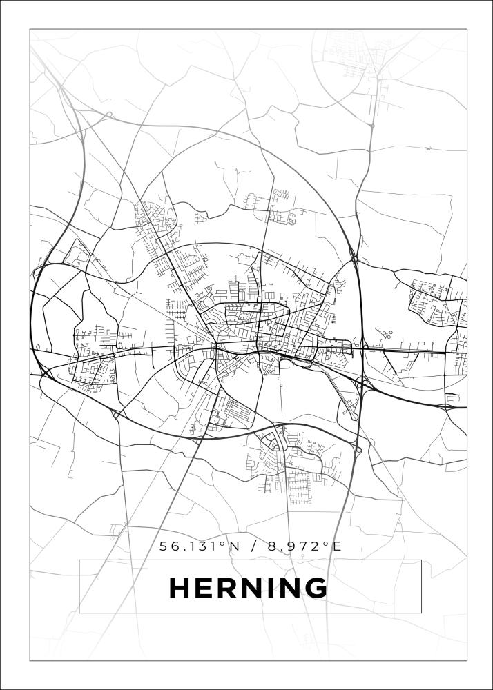 Bildverkstad Map - Herning - White