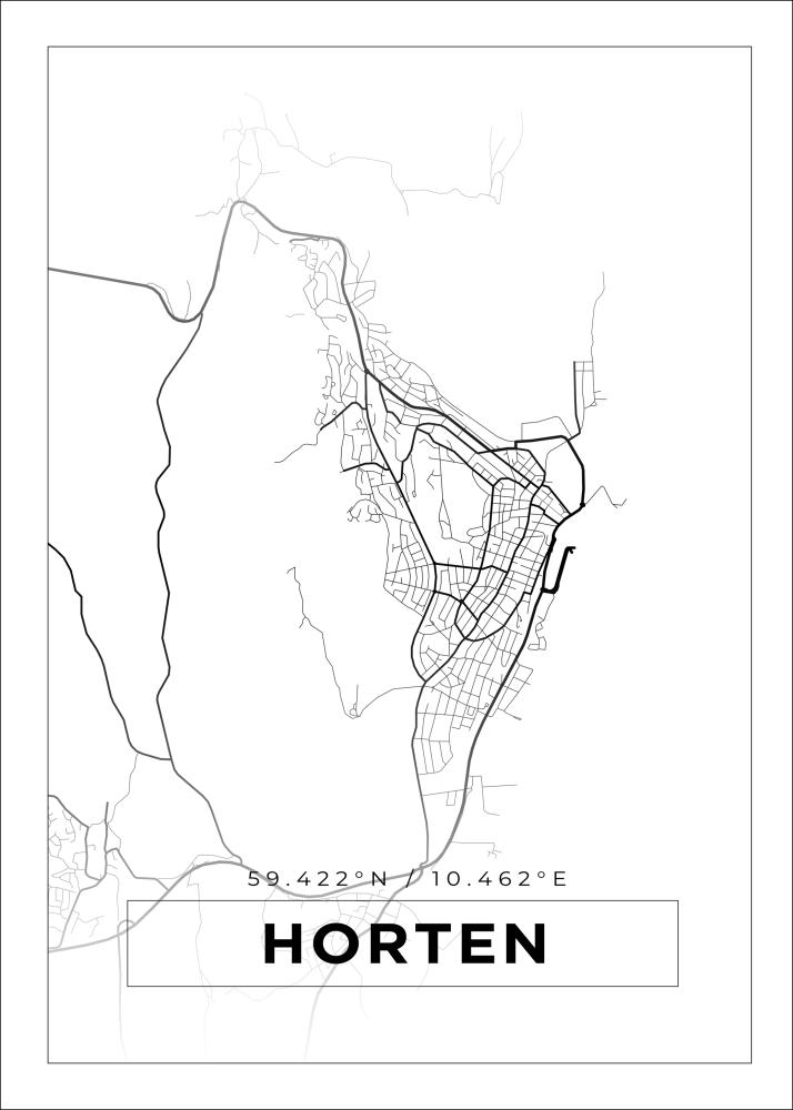 Bildverkstad Map - Horten - White