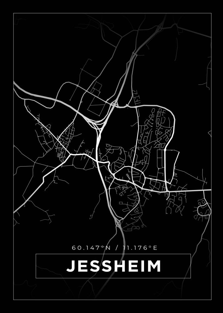 Bildverkstad Map - Jessheim - Black