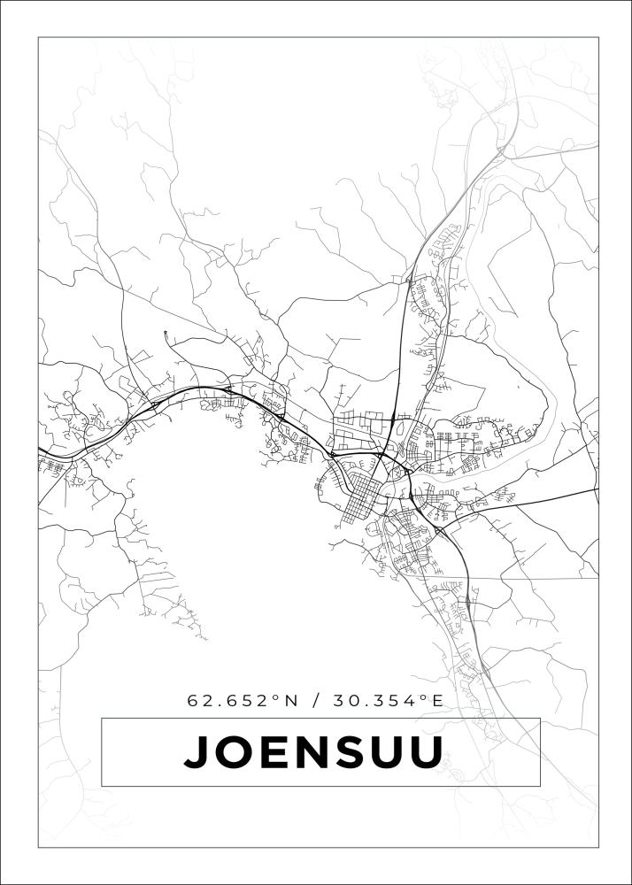 Bildverkstad Map - Joensuu - White