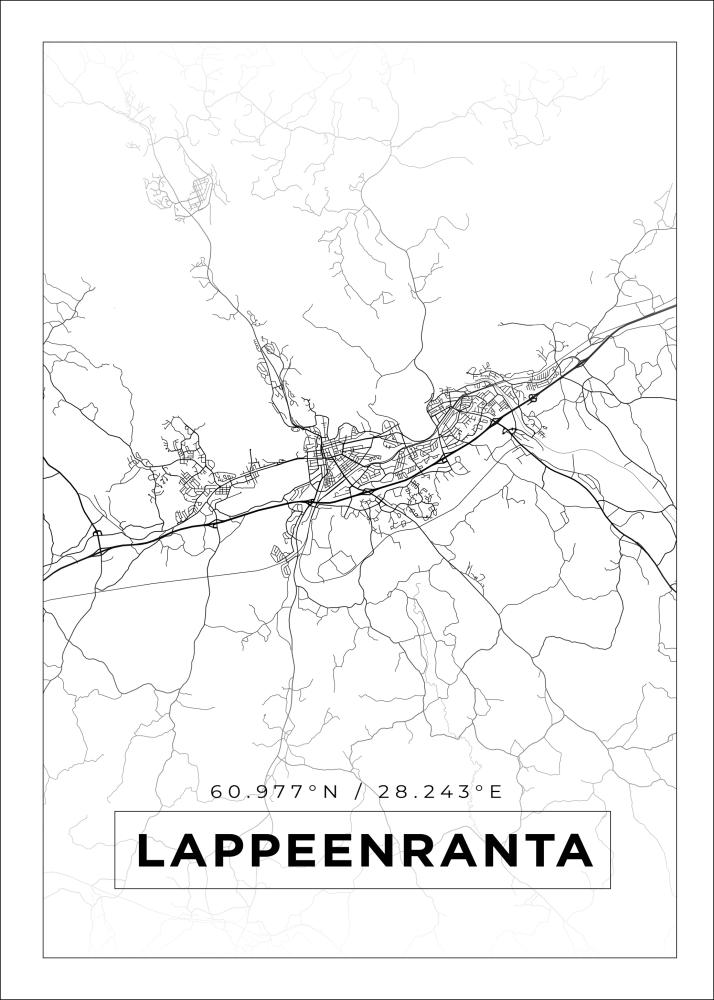 Bildverkstad Map - Lappeenranta - White