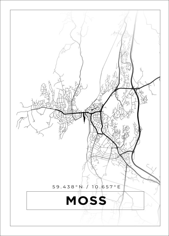 Bildverkstad Map - Moss - White