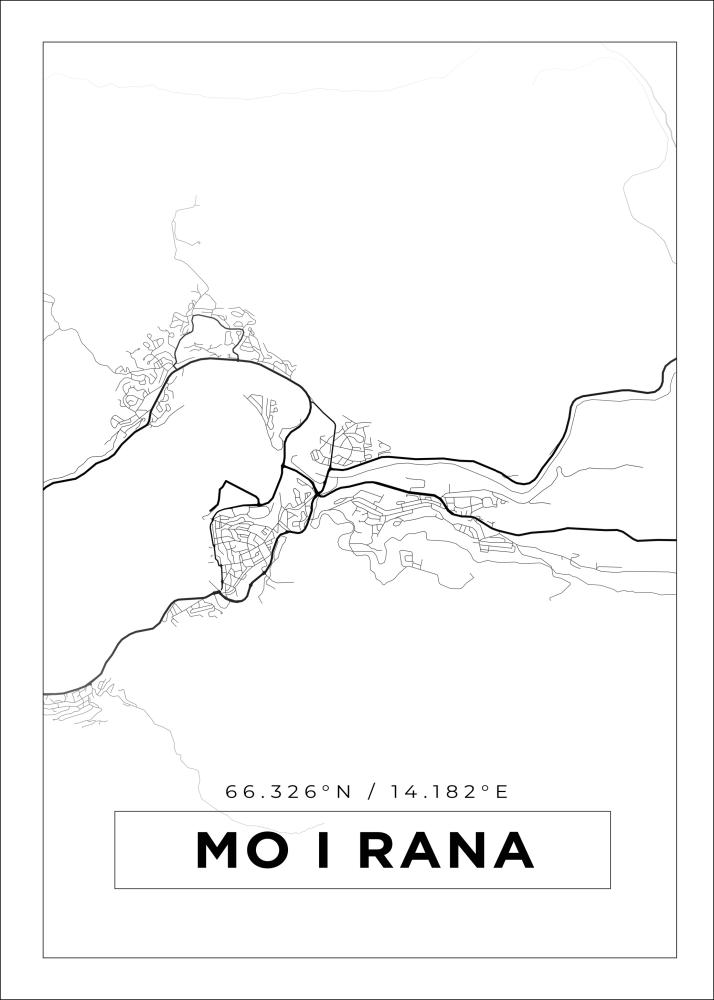 Bildverkstad Map - Mo I Rana - White