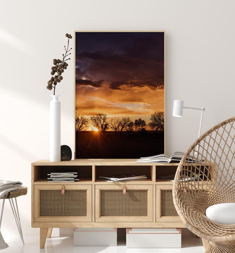 Bildverkstad Orange Sky Poster