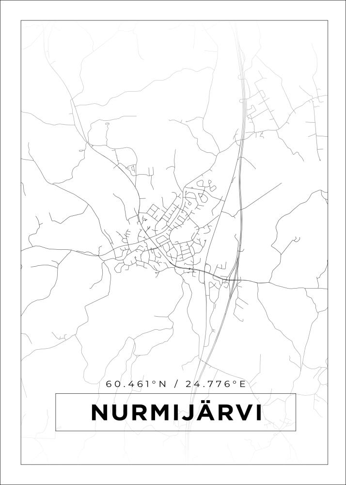 Bildverkstad Map - Nurmijärvi - White